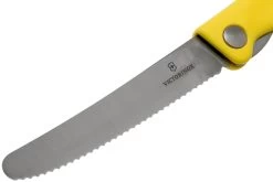 Victorinox SwissClassic Couteau à Légumes Pliant Dentelé Jaune, 6.7836.F8B -Couteaux Promotion Boutique VT6 7836 F8B 03 victorinox
