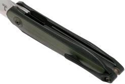 WE Knife Black Void Opus 2010V-2, V Grind, Green G10 Couteau De Poche, Justin Lundquist Design -Couteaux Promotion Boutique WK2010V 2 05 we knife