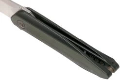 WE Knife Black Void Opus 2010V-2, V Grind, Green G10 Couteau De Poche, Justin Lundquist Design -Couteaux Promotion Boutique WK2010V 2 07 we knife