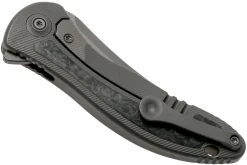 WE Knife Mini Synergy Tanto 2012DCF-A Shredded Carbonfiber Couteau De Poche, Jim O'Young Design -Couteaux Promotion Boutique WK2012CF A 04 we knife