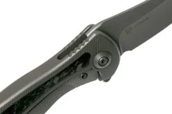 WE Knife Mini Synergy Tanto 2012DCF-A Shredded Carbonfiber Couteau De Poche, Jim O'Young Design -Couteaux Promotion Boutique WK2012CF A 06 we knife