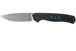 WE Knife Seer WE20015-1 Hand Rubbed, Black Titanium Limited Edition Couteau De Poche