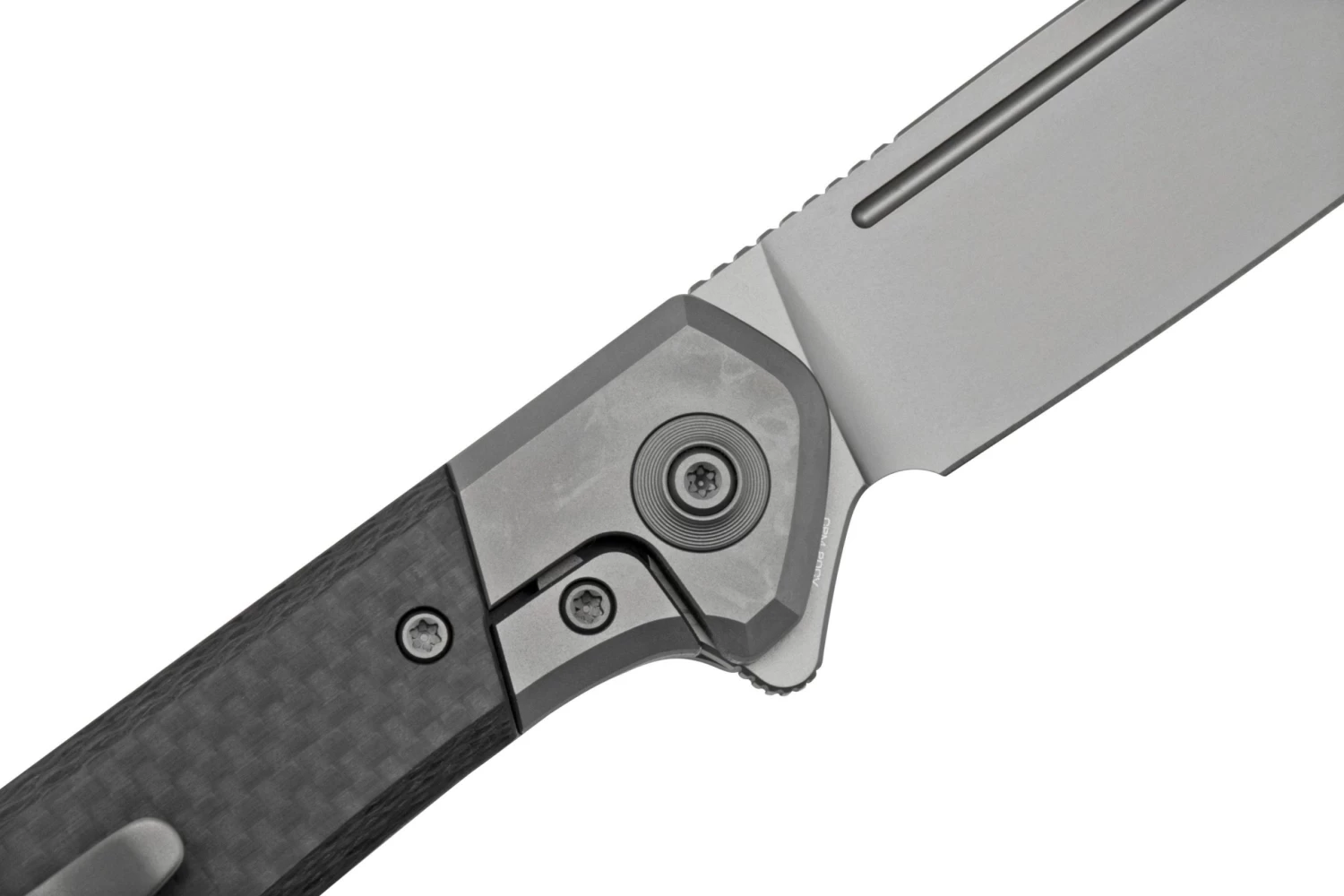 WE Knife Soothsayer WE20050-1 Grey Titanium/Carbonfiber, Couteau De Poche 5 WE Knife Soothsayer WE20050-1 Grey Titanium/Carbonfiber, Couteau De Poche – Image 5