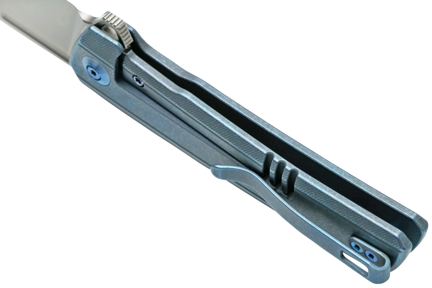 WE Knife Speedster WE21021B-3, Blue Titanium Couteau De Poche 5 WE Knife Speedster WE21021B-3, Blue Titanium Couteau De Poche – Image 5