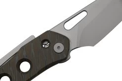 WE Knife Vision R Tiger WE21031-6, Stripe Flamed Titanium Couteau De Poche, Snecx Design -Couteaux Promotion Boutique WKWE21031 6 05 weknife