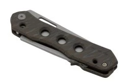 WE Knife Vision R Tiger WE21031-6, Stripe Flamed Titanium Couteau De Poche, Snecx Design -Couteaux Promotion Boutique WKWE21031 6 07 weknife