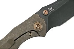 WE Knife High-Fin, WE22005-2, Bronze Titanium, Black CPM-20CV Couteau De Poche -Couteaux Promotion Boutique WKWE22005 2 05 weknife