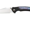 WE Knife Ziffius, WE22024D-2 Limited Edition, Integral Flamed Titanium Spacer, CPM 20CV Couteau De Poche