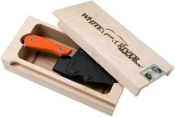 White River Knives M1 Backpacker Pro Orange G10 Couteau à Lame Fixe, étui Kydex -Couteaux Promotion Boutique WRBP PRO TOR 09 white river knives