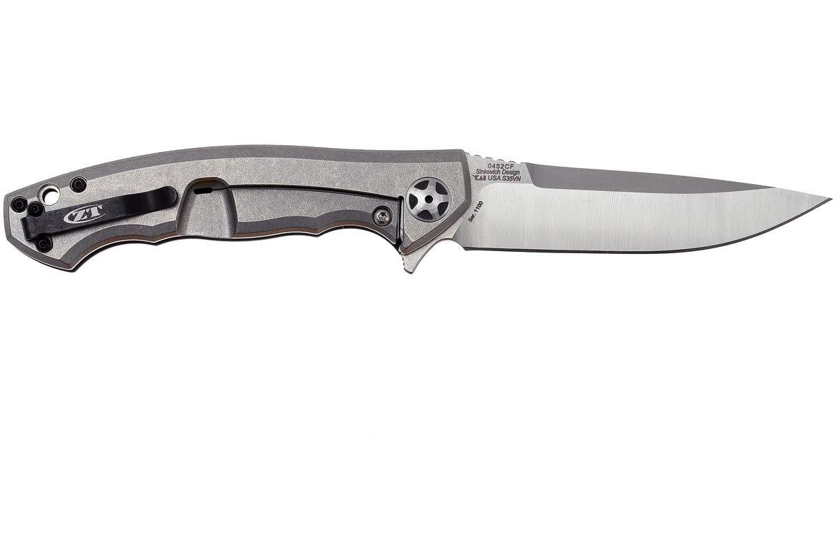Zero Tolerance 0452CF Couteau De Poche, Dmitry Sinkevich Design 1 Zero Tolerance 0452CF Couteau De Poche, Dmitry Sinkevich Design